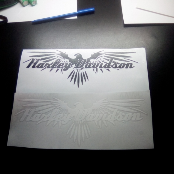 Harley Davidson motorcycle decal sticker